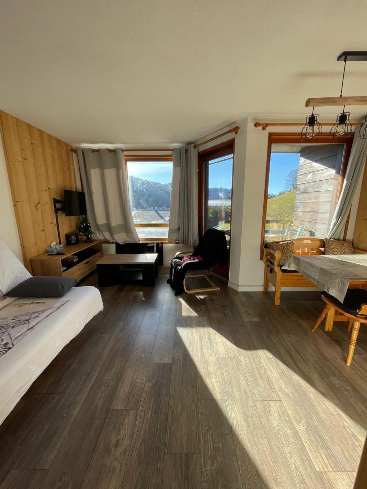 Studio Cabine Cosy A 5Min A Pieds Des Pistes Et Du Centre Ville Les Gets Dış mekan fotoğraf